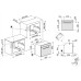 Встраиваемый духовой шкаф SMEG/ Многофункциональный духовой шкаф с пароувлажнением и пиролизом, 60 см, 12 функций, цвет кремовый, Victoria