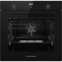 Встраиваемый духовой шкаф KUPPERSBERG/ Встраиваемый духовой шкаф KUPPERSBERG, High-Tech, 78 л, 10 режимов, дисплей, таймер, гриль, комбинированное управление, телескопические направляющие (1 уровень), гидролизная очистка, макс. температура 320 градусов, ц