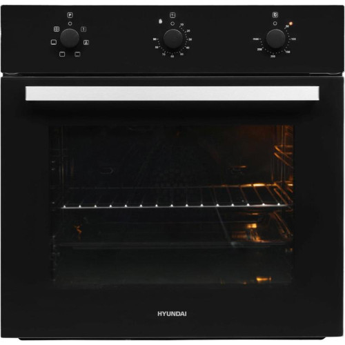 Духовой шкаф Электрический/ Духовой шкаф Электрический Hyundai HEO 6631 BG черное стекло