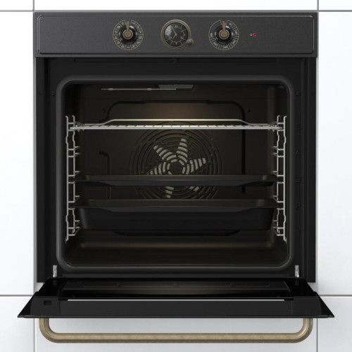 Встраиваемые электрические духовки GORENJE/ Встраиваемые электрические духовки GORENJE BOS67371CLB Духовой шкаф, Полезный объем: 77 л,электронный программатор с аналоговым дисплеем, очистка паром, A,максимальная температура в духовке: 300 °С, 59.7 ? 59.5 