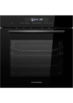 Встраиваемый духовой шкаф KUPPERSBERG/ Встраиваемый духовой шкаф KUPPERSBERG, High-Tech, объем 72 л, 12 режимов работы, быстрый нагрев, телескопические направляющие, доводчик двери, таймер, термощуп, 3 стекла в дверце, сенсорное управление, блокировка от 