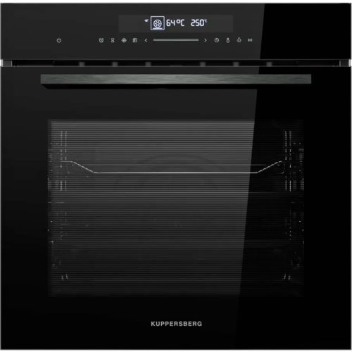 Встраиваемый духовой шкаф KUPPERSBERG/ Встраиваемый духовой шкаф KUPPERSBERG, High-Tech, объем 72 л, 12 режимов работы, быстрый нагрев, телескопические направляющие, доводчик двери, таймер, термощуп, 3 стекла в дверце, сенсорное управление, блокировка от 