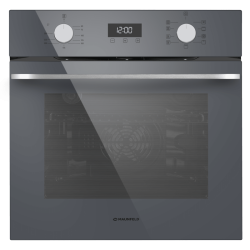 Тип: электрический, 60 см, 76 л, 9 режимов, таймер, комбинированное управление, гриль, конвекция, телескоп, графит стекло