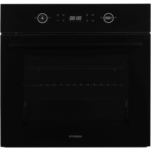 Духовой шкаф Электрический/ Духовой шкаф Электрический Hyundai HEO 6752 BG черное стекло