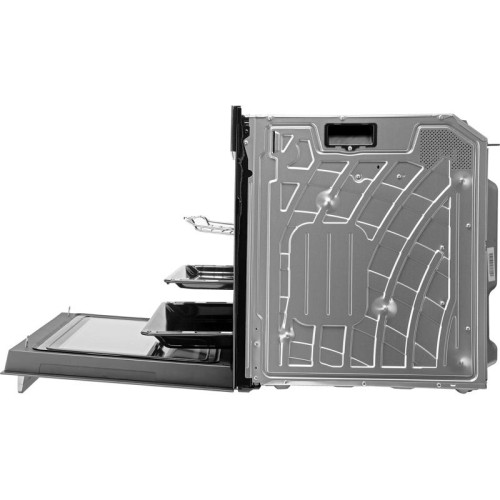 Духовой шкаф Электрический/ Духовой шкаф Электрический Hyundai HMEO 6780 BG черное стекло/серебристый