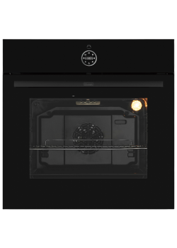 Встраиваемый духовой шкаф Delonghi/ Встраиваемый духовой шкаф Delonghi, объем 78 л, 12 режимов, конвекция, гриль, телескопические направляющие (1 уровень), цветной программатор, таймер, цвет черный