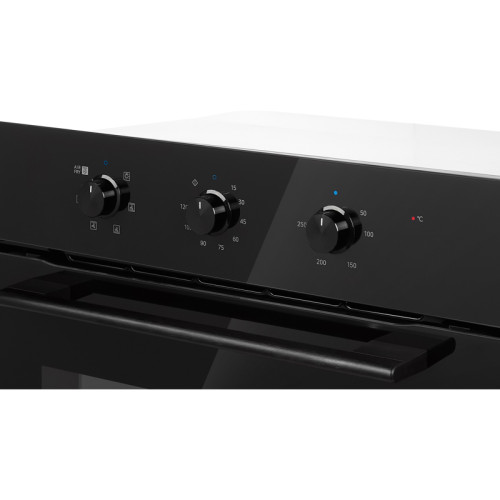 Встраиваемый духовой шкаф Midea/ MDK/Встраиваемый духовой шкаф Midea, объем 60 л, механический программатор, 6 режимов, утапливаемые переключатели, цвет черное стекло