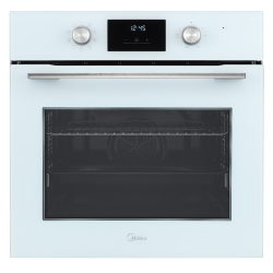 Встраиваемый духовой шкаф Midea/ Встраиваемый духовой шкаф Midea, 70 л, 9 режимов, 50-250 градусов, поворотное/сенсорное управление, телескопические направляющие на 1 уровень, цвет белый