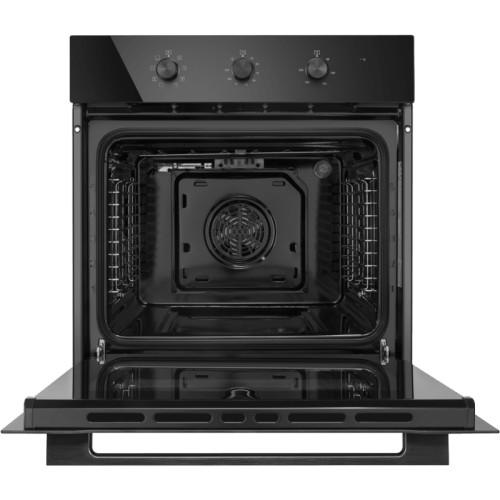 60 см, 70 л, 8 режимов, эмаль легкой очистки, черный цвет