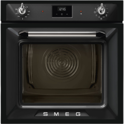 Встраиваемая электрическая духовка SMEG/ SMEG SOP6900TN Многофункциональный духовой шкаф c пиролизом, 60 см, 9 функций, цвет чёрный