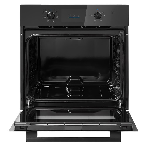 Встраиваемый духовой шкаф Midea/ MDK/Встраиваемый духовой шкаф Midea, объем 60 л, сенсорный программатор, цифровой LED дисплей, 6 режимов, утапливаемые переключатели, цвет черное стекло