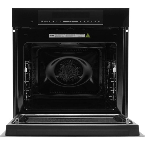 Духовой шкаф Электрический/ Духовой шкаф Электрический Hyundai HMEO 6780 BG черное стекло/серебристый