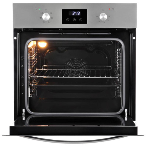 Духовой шкаф Электрический/ Духовой шкаф Электрический Hyundai HEO 6640 IX серебристый/черный