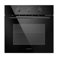 Встраиваемый духовой шкаф MAUNFELD/ Встраиваемый духовой шкаф MOGS703B2 с электрическим грилем MAUNFELD MOGS703B2, объем 70 л, 3 режима работы, механическое управление, гидролизная очистка, максимальная температура 265 С, таймер, гриль, электроподжиг, газ