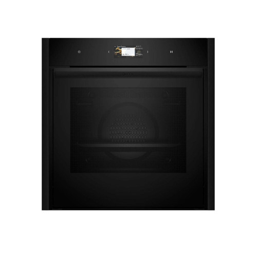 Встраиваемый духовой шкаф NEFF/ Без боковых профилей и ручки  (Аксессуар заказывается отдельно), объем 71 л, 20 режимов нагрева, электрический гриль, 4.1-дюймовый TFT-дисплей, сенсорное управление , полностью утапливаемая дверь Hide, 3 стекла в дверце, LE