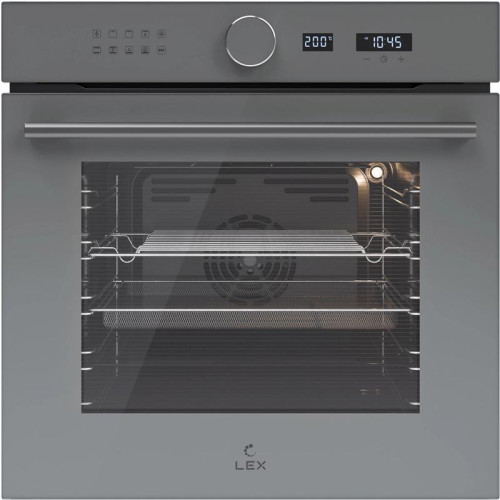 Духовой шкаф Электрический/ Духовой шкаф Электрический Lex EDM 1001 ONE GR стекло серое