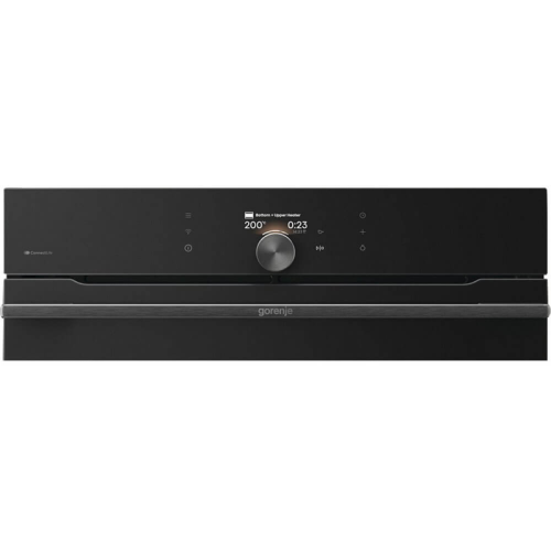 Встраиваемая электрическая духовка Gorenje/ Встраиваемая электрическая духовка Gorenje, объем 77 л, макс. температура 320 градусов, сенсорное/поворотное управление, Wi-Fi, пиролитическая очистка, телескопические направляющие на одном уровне, термощуп, Air