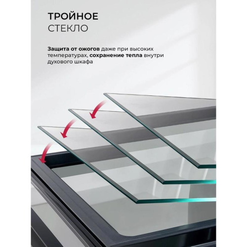 Духовой шкаф Электрический/ Духовой шкаф Электрический Lex EDP 607 WH Wide Series белый