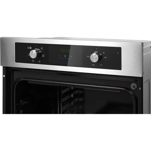 Встраиваемый духовой шкаф Midea/ MDK/Встраиваемый духовой шкаф Midea, объем 60 л, сенсорный программатор, цифровой LED дисплей, 6 режимов, утапливаемые переключатели, цвет нержавеющая сталь