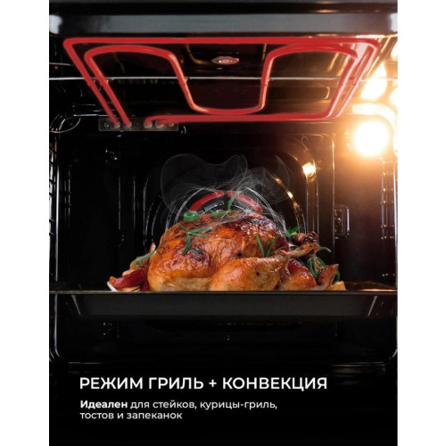 Духовой шкаф Электрический/ Духовой шкаф Электрический Lex EDP 607 WH Wide Series белый