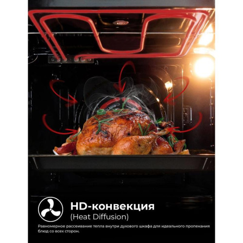 Духовой шкаф Электрический/ Духовой шкаф Электрический Lex EDS 101 GR серый