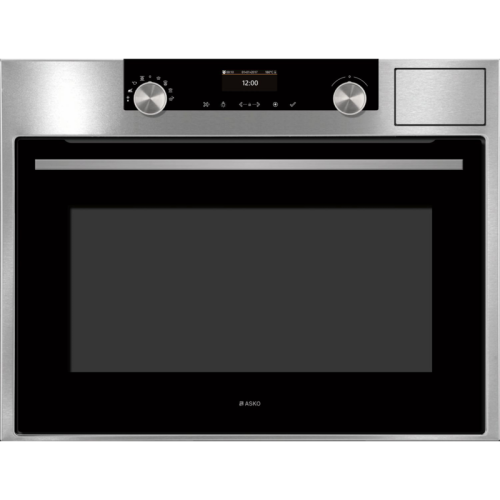 Встраиваемые электрические духовки ASKO/ Арт. 729863 ПРОМО ; 45.5 х 59.5 х 54.6 см, на пару, 50 л., серия CRAFT, 160 автоматических программ, 11 режимов нагрева, гриль, сенсорные и поворотные переключатели, цветной дисплей, телескопические направляющие на