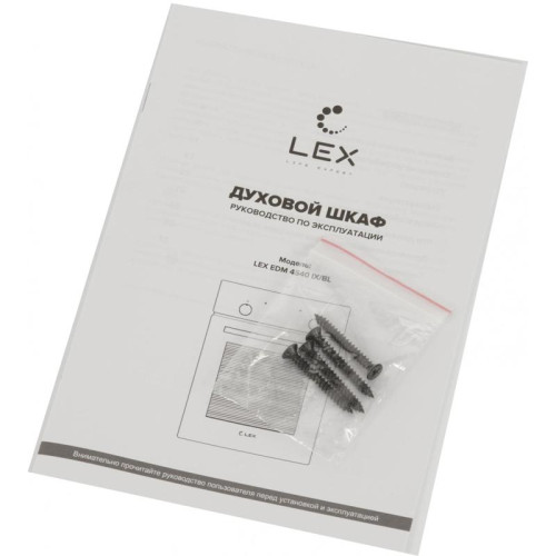 Духовой шкаф Электрический/ Духовой шкаф Электрический Lex EDM 4540 IX нержавеющая сталь/черный