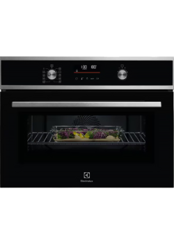 Встраиваемый духовой шкаф Electrolux/ Компактный духовой шкаф с СВЧ 45 см, 43 л,14 режимов,нержавеющая сталь