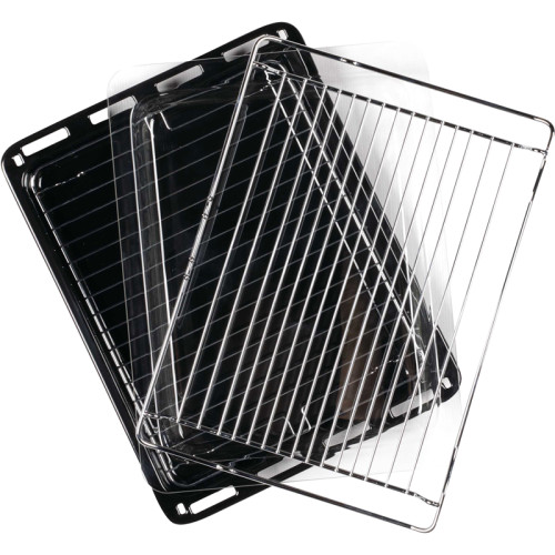 Встраиваемый духовой шкаф Korting/ Встраиваемый духовой шкаф Korting OKB 3260 CSGW MW Компактный духовой шкаф с функцией СВЧ, высота прибора 45 см, электронное сенсорное управление Full TouchControl, LЕD дисплей белого цвета Cold White, 10 режимов нагрева