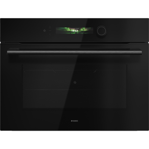 Встраиваемый духовой шкаф ASKO/ Арт. 744702 ПРОМО ; Встраиваемый духовой шкаф ASKO, компактный, 45 см, объем 51 л, TFT дисплей с сенсорными кнопками и поворотным переключателем, 10 режимов приготовления, AirFry, 3 режима приготовления с СВЧ, 112 автоматич
