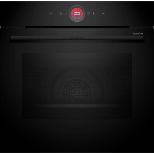 Встраиваемая электрическая духовка BOSCH/ Встраиваемая электрическая духовка BOSCH HBG9742B1S Accent Line. Встраиваемый духовой шкаф с 14 режимами нагрева,контроль температуры от 30 °C до 300 °C,объем 71 л,Eco Clean Direct,TFT сенсорный дисплей,дверь с So