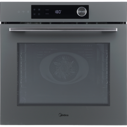 Встраиваемый духовой шкаф Midea/ MDK/Встраиваемый духовой шкаф Midea, объем 72 л, сенсорное управление, LCD дисплей, мультифункциональный таймер, 13 режимов, очистка паром, плавное закрывание дверцы SoftClose, телескопические направляющие (1 уровень), тер