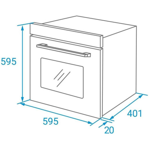 Духовой шкаф Электрический/ Духовой шкаф Электрический Weissgauff EOM 19 MB Edition черный