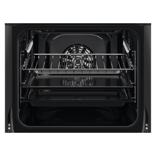 Встраиваемый духовой шкаф ELECTROLUX/ Встраиваемый духовой шкаф ELECTROLUX EOF3H50BX 60 см, 65 л, 8 режимов, 59.4x59.5x56.9 см, очистка паром, нержавеющая сталь,1-уровневые телескопические направляющие.