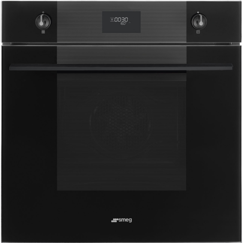 Встраиваемый духовой шкаф SMEG/ Встраиваемый духовой шкаф SMEG, 60 см, Linea, 30-280 градусов, LED-дисплей CompactScreen, галогенная подсветка, Soft Open/Close, 10 режимов, поворотные переключатели Linea, ECO-функция с пониженным энергопотреблением, пирол