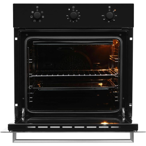 Духовой шкаф Электрический/ Духовой шкаф Электрический Hyundai HEO 6631 BG черное стекло