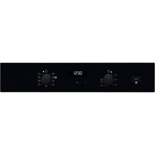 Встраиваемые электрические духовки ELECTROLUX/ Встраиваемые электрические духовки ELECTROLUX EOD5C50Z Духовой шкаф с паром SteamBake, основной цвет - чёрный, утапливаемые переключатели, таймер отключения, отложенный старт, будильник, хромированные направл