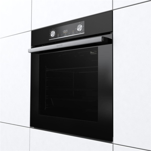 Встраиваемые электрические духовки GORENJE/ Духовой шкаф, 77л, 60 см, ExtraSteam: приготовление с паром, Очистка паром AquaClean, черный