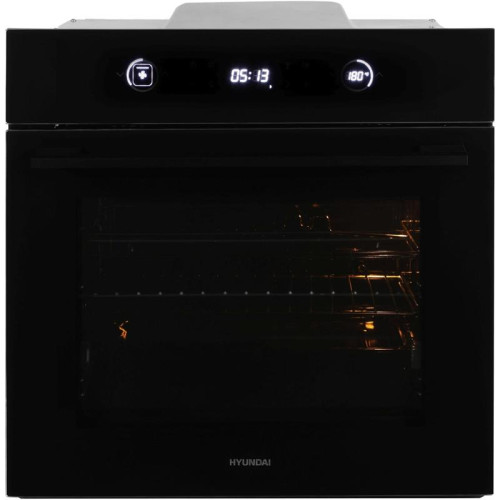 Духовой шкаф Электрический/ Духовой шкаф Электрический Hyundai HEO 6752 BG черное стекло