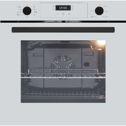 Встраиваемый духовой шкаф Delonghi/ Встраиваемый духовой шкаф Delonghi, объем 60 л, 9 режимов, конвекция, телескопические направляющие (1 уровень), таймер, цвет белый