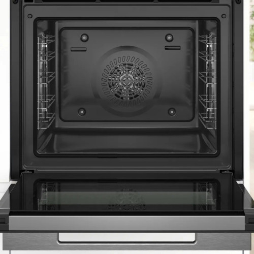 Встраиваемая электрическая духовка BOSCH/ Встраиваемая электрическая духовка BOSCH HBG7741W1 Встраиваемый духовой шкаф с 14 режимами нагрева,контроль температуры от 30 °C до 300 °C,объем 71 л,Eco Clean Direct,TFT сенсорный дисплей,дверь с SoftClose и Soft