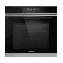 Шкаф духовой электрический MAUNFELD MEOR7217SMB/ встраиваемый духовой шкаф с СВЧ, 60 см, 72 л, дисплей, гриль, конвекция, дисплей, гриль, конвекция, очистка паром, черный