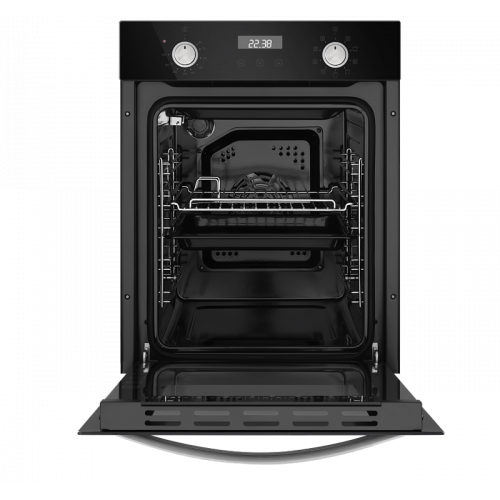 Шкаф духовой электрический MAUNFELD/ Шкаф духовой электрический MAUNFELD  EOEM519B 448х546х595 мм, Независимый тип установки, класс энергопотребления А,  10 основных режимов,  электронное управление, дисплей, двойное стекло дверцы, металлическая ручка две