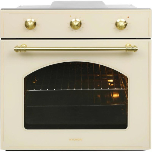 Духовой шкаф Электрический/ Духовой шкаф Электрический Hyundai HEO 6634 BE стекло бежевое