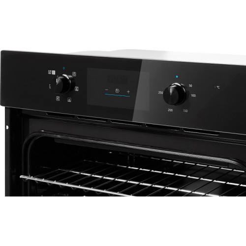 Встраиваемый духовой шкаф Midea/ MDK/Встраиваемый духовой шкаф Midea, объем 60 л, сенсорный программатор, цифровой LED дисплей, 6 режимов, утапливаемые переключатели, цвет черное стекло