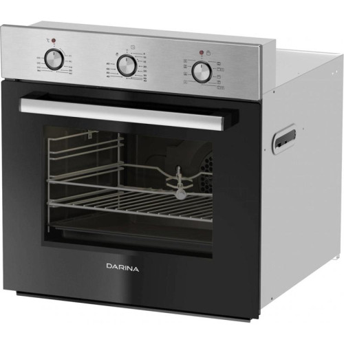 Духовой шкаф Электрический/ Духовой шкаф Электрический Darina 0U5 BDE 112 705 X нержавеющая сталь/стекло черное