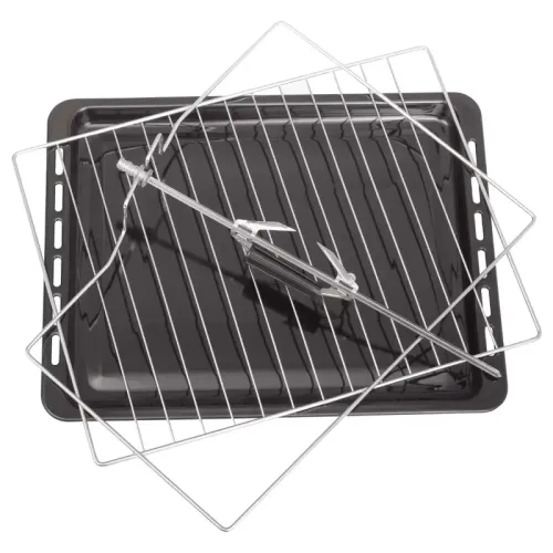 Газовый духовой шкаф EVELUX, Retro, объем 67 л, поворотные переключатели, таймер, автоматическое отключение, конвекция, 4 режима, традиционная очистка, 2 стекла в дверце, цвет бежевый