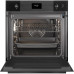 Встраиваемая электрическая духовка SMEG/ Многофункциональный духовой шкаф, комбинированный с паром,Linea, 60 см, 11 функций, стекло Deep Black (чёрное)