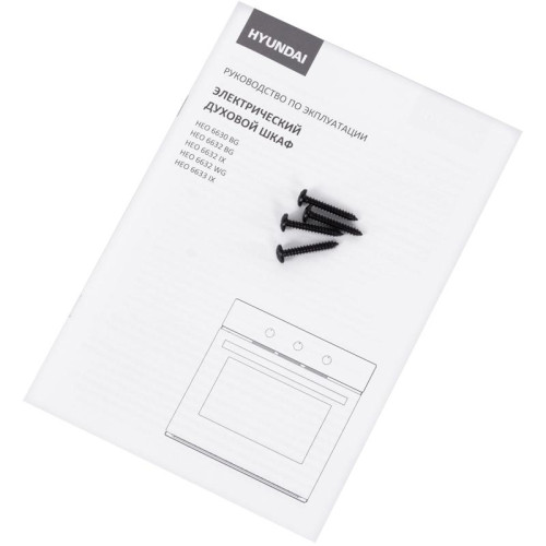 Духовой шкаф Электрический/ Духовой шкаф Электрический Hyundai HEO 6632 BG черный