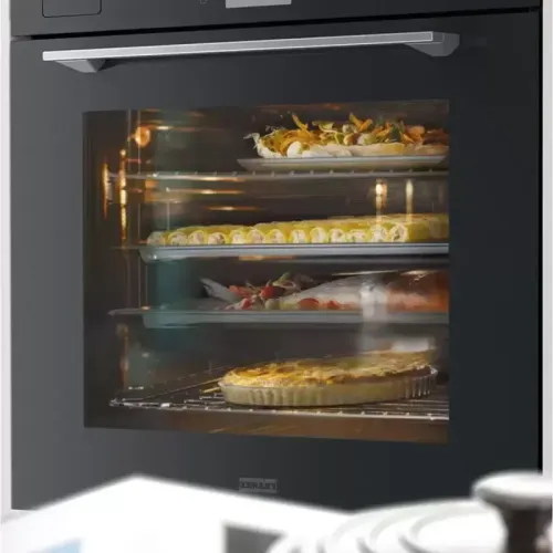 Духовой шкаф Franke FMY 99 P XS/ Best, Серия MYTHOS, Электрический духовой шкаф, 595x595x564, 73л, 16 функций, многоуровневое приготовление, TFT дисплей с сенсорным управлением, пиролитическая очистка, нержавеющая сталь/черное стекло